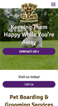 Mobile Screenshot of pawsandclawskennels.com